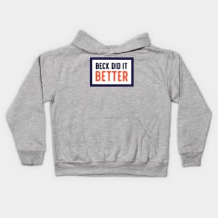 Basic Beck Did it Better Logo Kids Hoodie